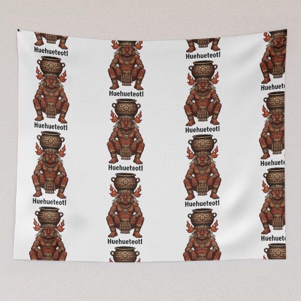 Item preview, Huehueteotl, the Mexica (Aztec) God of Fire designed and sold by ArteTeoma.