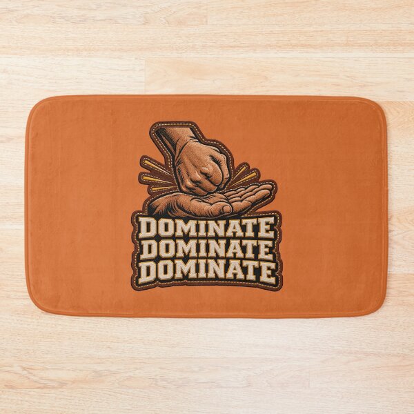 Item preview, Dominate - Dominate - Dominate (Leather Patch and Stich design)  designed and sold by TheFatherOfArt.