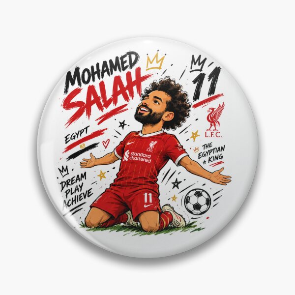 Item preview, The Egyptian King Football Legend Cartoon Vector Art designed and sold by yourfashionway.