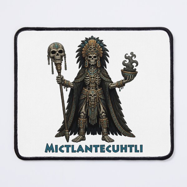 Item preview, Mictlantecuhtli, the Mexica (Aztec) God of the Underworld designed and sold by ArteTeoma.