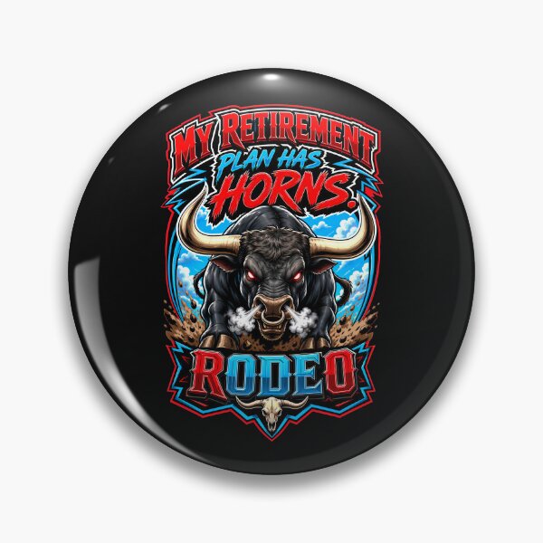Item preview, Funny Rodeo Retirement Gift – My Retirement Plan Has Horns Charging Bull designed and sold by WLHmedia.com .