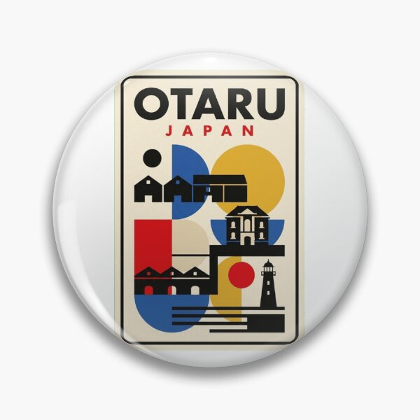 Item preview, Retro Otaru Bauhaus Geometric Skyline designed and sold by k3rstman1.