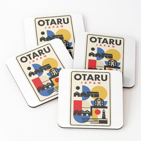 Item preview, Retro Otaru Bauhaus Geometric Skyline designed and sold by k3rstman1.