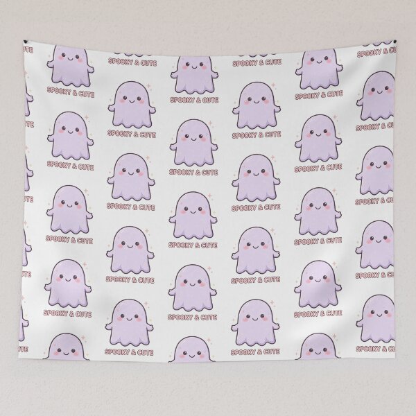 Item preview, Spooky & Cute - Kawaii Ghost Halloween Design designed and sold by Visual Dept..