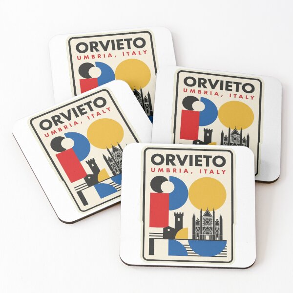 Item preview, Retro Orvieto Bauhaus Geometric Skyline designed and sold by k3rstman1.