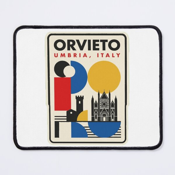 Item preview, Retro Orvieto Bauhaus Geometric Skyline designed and sold by k3rstman1.