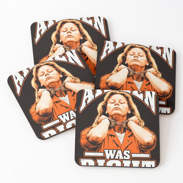 Item preview, Aileen Was Right Handcuffs Orange Prison Portrait designed and sold by bootycatclube.