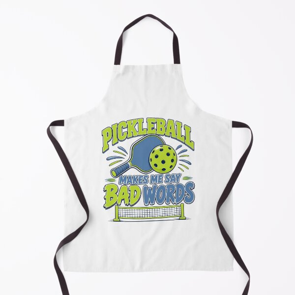 Item preview, Pickleball Makes Me Say Bad Words designed and sold by Wear It Anyway Designs.