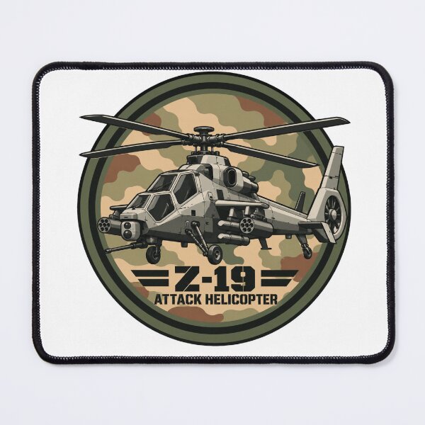 Item preview, Round Tactical Attack Helicopter Camouflage Badge for Military Aviation Enthusiasts designed and sold by IRON WINGS /USAF.
