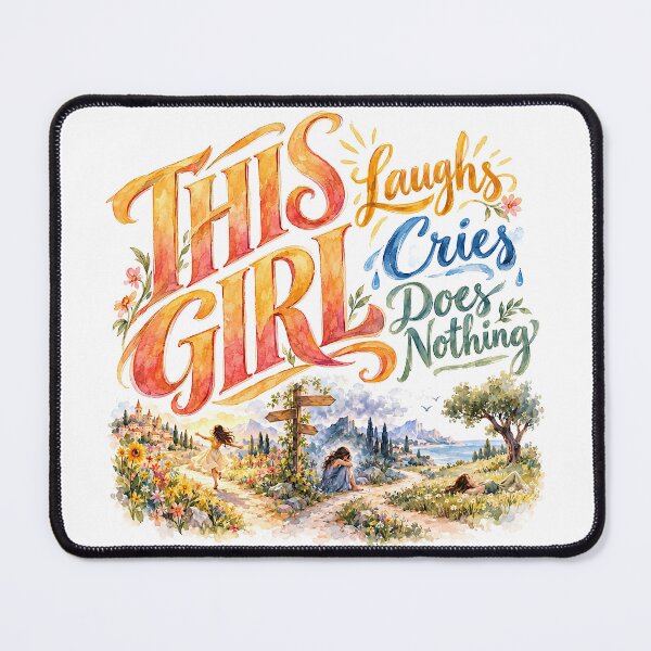 Item preview, This Girl Laughs, This Girl Cries, This Girl does Nothing designed and sold by Lyric Vault - Rock on.