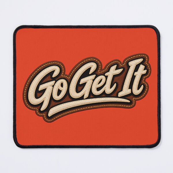 Item preview, Go Get It (Leather Patch design) designed and sold by TheFatherOfArt.