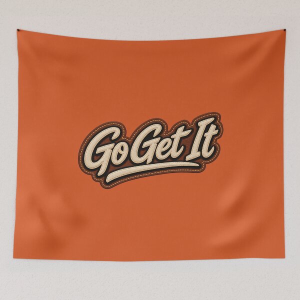 Item preview, Go Get It (Leather Patch design)  designed and sold by TheFatherOfArt.