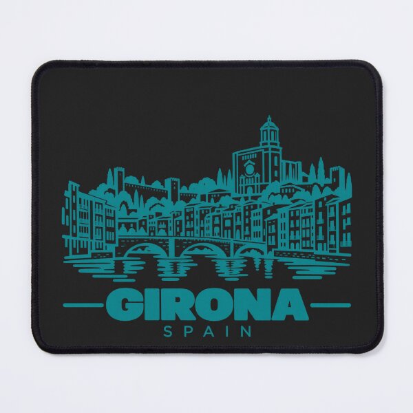 Item preview, Girona Spain Line Art Landmark Poster designed and sold by CMYKStudio.