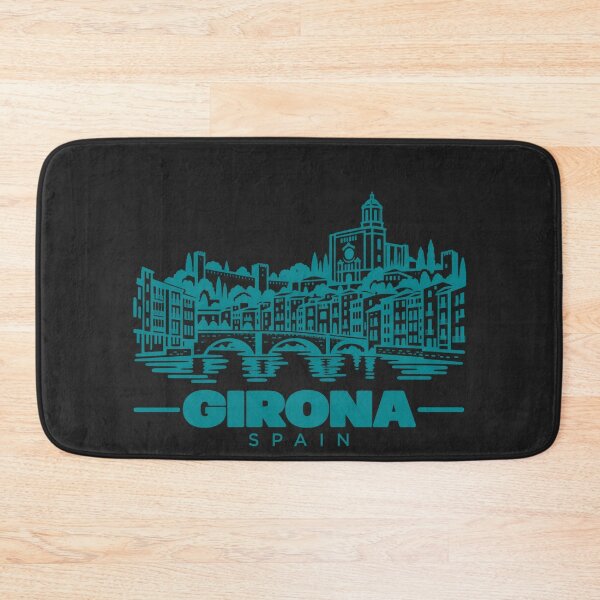 Item preview, Girona Spain Line Art Landmark Poster designed and sold by CMYKStudio.