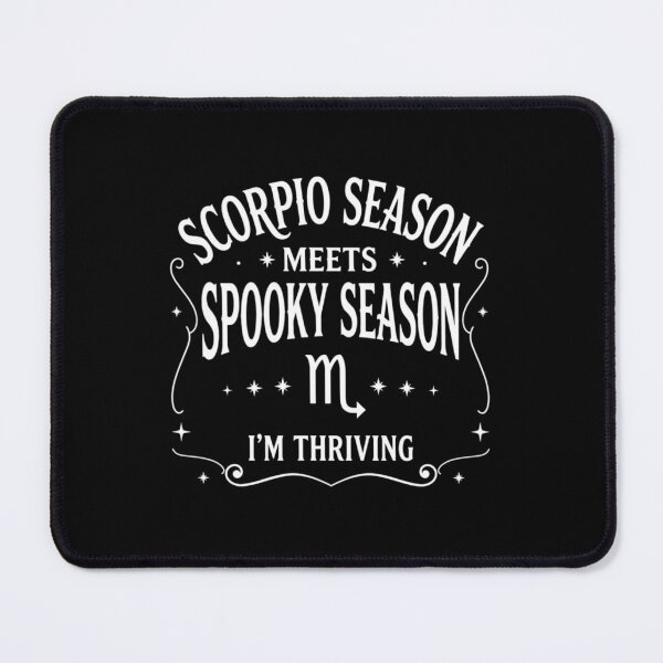 Item preview, Scorpio Season Meets Spooky Season I'm Thriving, Funny Halloween designed and sold by CloudyPress.