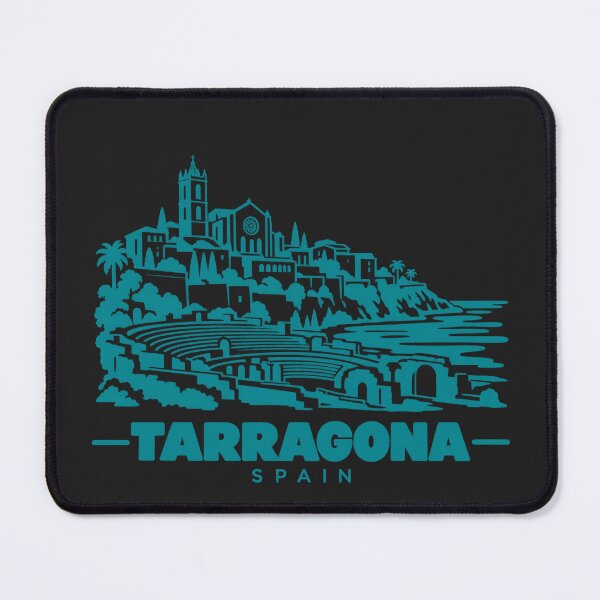 Item preview, Tarragona Spain Line Art Coastline Poster designed and sold by CMYKStudio.