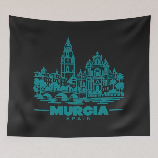 Item preview, Murcia Spain Line Art Landmark Poster designed and sold by CMYKStudio.