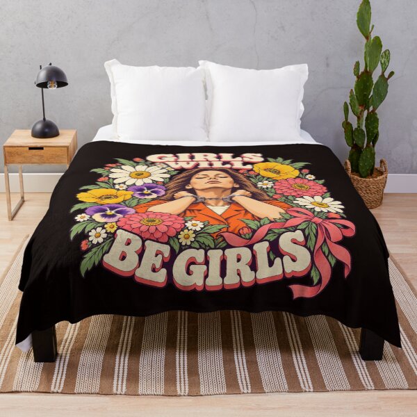 Item preview, Girls Will Be Girls Colorful Floral Handcuffs Portrait designed and sold by bootycatclube.