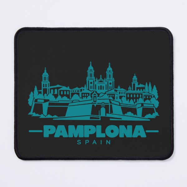 Item preview, Pamplona Spain Line Art Landmark Poster designed and sold by CMYKStudio.