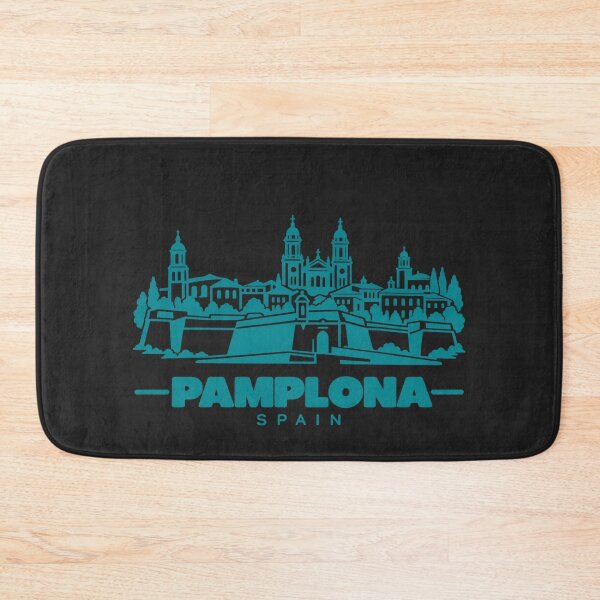 Item preview, Pamplona Spain Line Art Landmark Poster designed and sold by CMYKStudio.