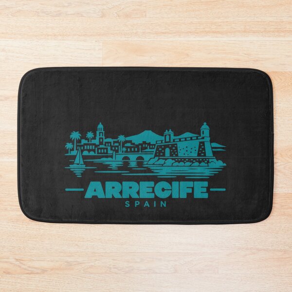 Item preview, Arrecife Spain Line Art Coastline Poster designed and sold by CMYKStudio.
