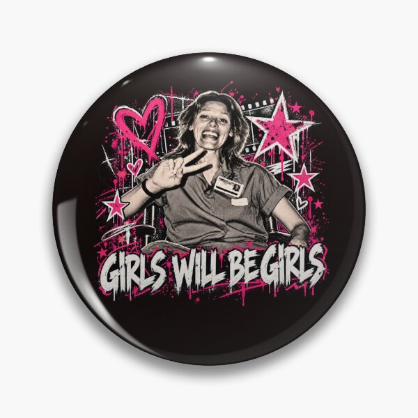 Item preview, Girls Will Be Girls Black White Handcuffs Classic Portrait designed and sold by bootycatclube.