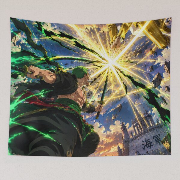 Item preview, Zoro Vs Kizaru designed and sold by jinwooo.