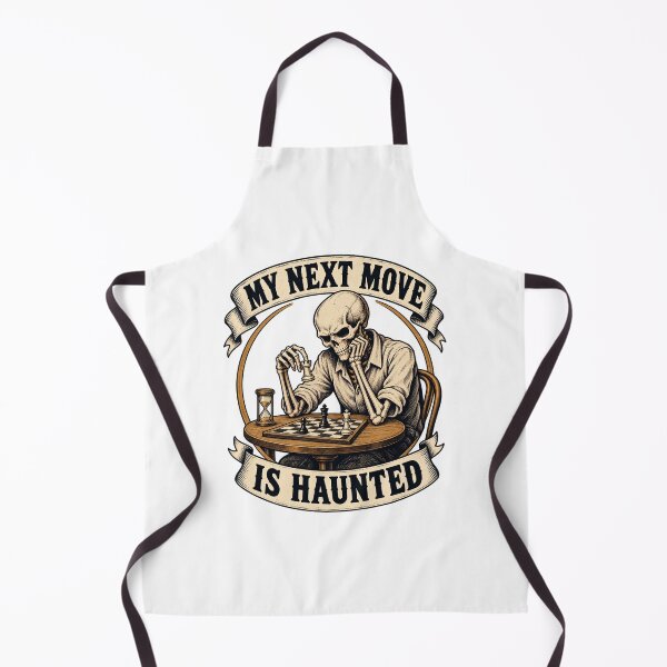 Item preview, Haunted Chess Endgame Skeleton Humor designed and sold by epic-phrases.