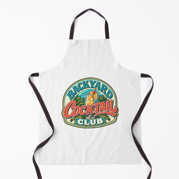 Item preview, Backyard Cocktail Club – Retro Tropical Drink Design designed and sold by EastEndTownie.