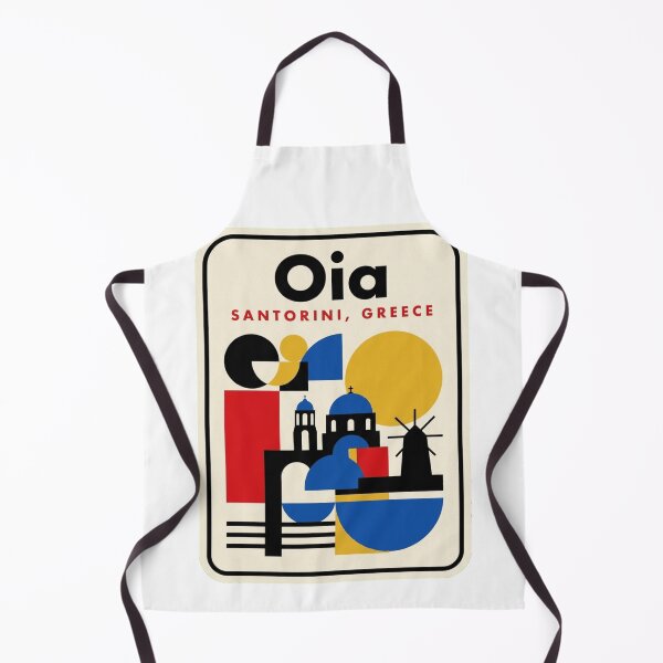Artikelvorschau, Retro Oia Bauhaus Geometrische Skyline entworfen und verkauft von k3rstman1.
