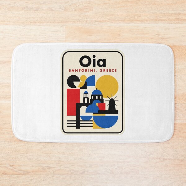 Item preview, Retro Oia Bauhaus Geometric Skyline designed and sold by k3rstman1.