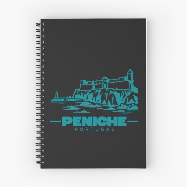 Item preview, Peniche Portugal Line Art Coastline Poster designed and sold by CMYKStudio.