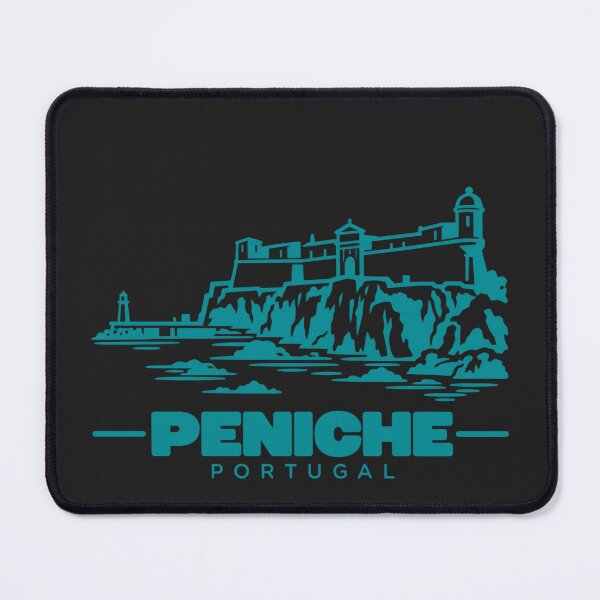 Item preview, Peniche Portugal Line Art Coastline Poster designed and sold by CMYKStudio.