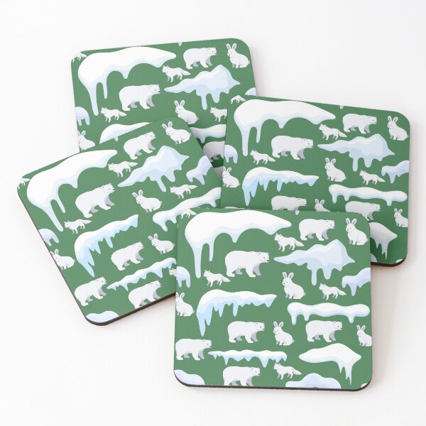 Item preview, Christmas artic animals in snow designed and sold by BigfeetLittlepaws.
