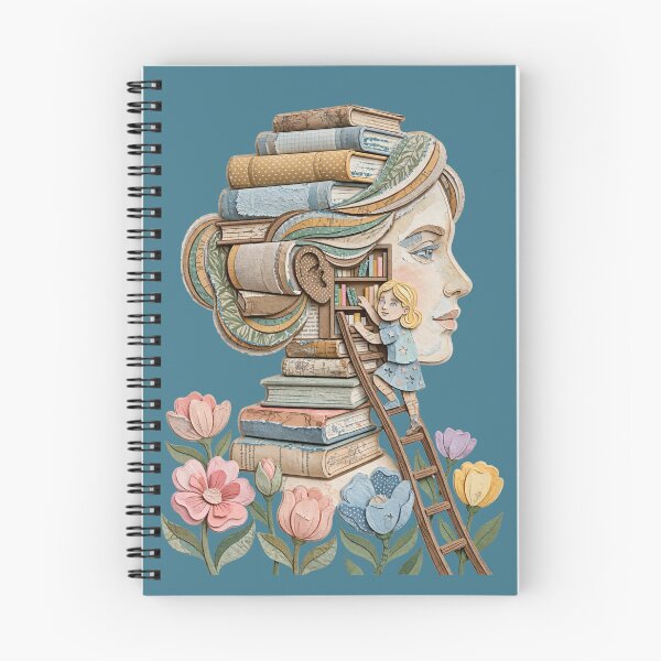 Item preview, The Library in Her Mind designed and sold by Emamohamed.
