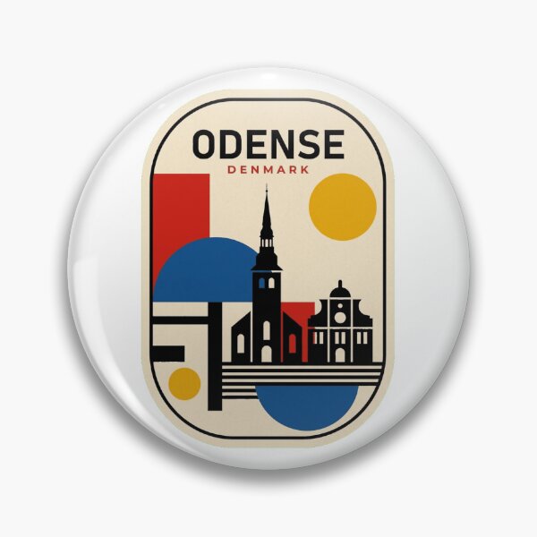 Item preview, Retro Odense Bauhaus Geometric Skyline designed and sold by k3rstman1.