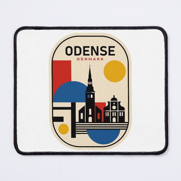 Item preview, Retro Odense Bauhaus Geometric Skyline designed and sold by k3rstman1.