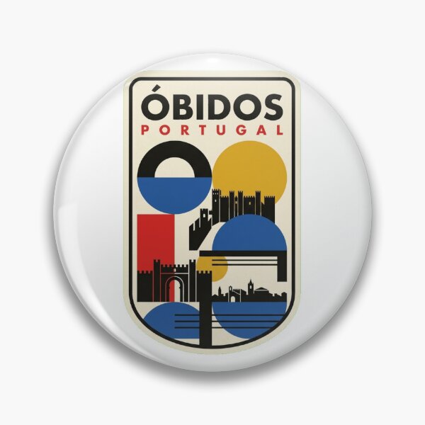 Item preview, Retro Óbidos Bauhaus Geometric Skyline designed and sold by k3rstman1.