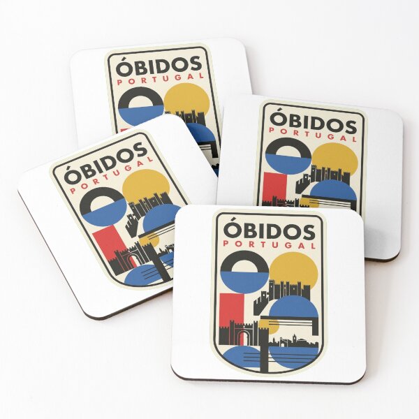 Item preview, Retro Óbidos Bauhaus Geometric Skyline designed and sold by k3rstman1.
