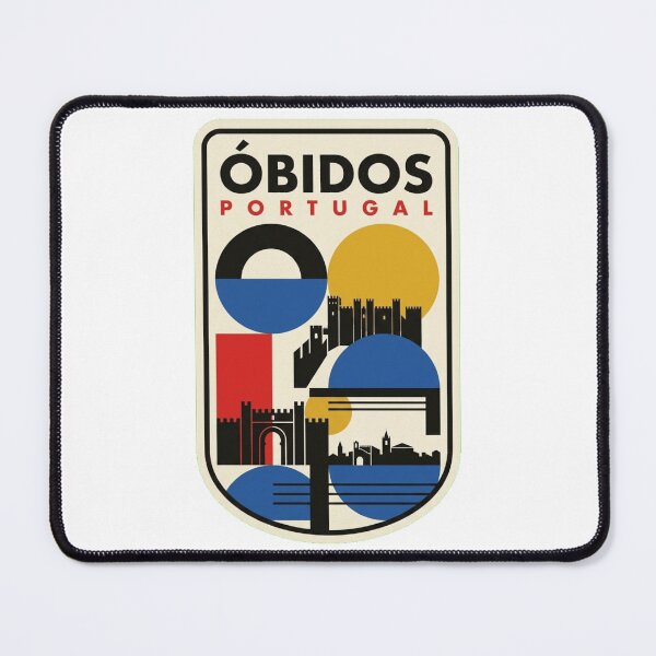 Item preview, Retro Óbidos Bauhaus Geometric Skyline designed and sold by k3rstman1.