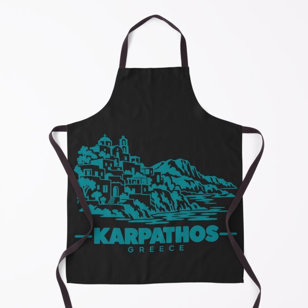 Item preview, Karpathos Greece Line Art Coastline Poster designed and sold by CMYKStudio.
