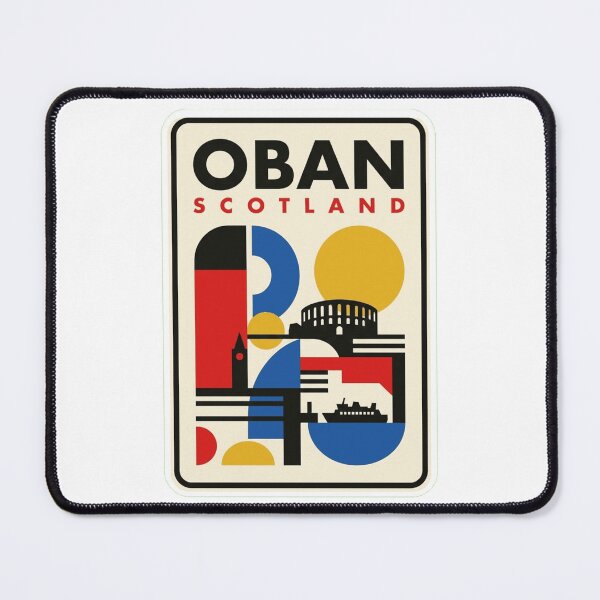 Item preview, Retro Oban Bauhaus Geometric Skyline designed and sold by k3rstman1.