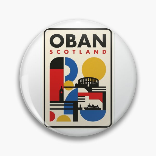 Item preview, Horizonte geométrico retro de Oban estilo Bauhaus designed and sold by k3rstman1.
