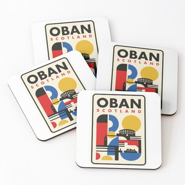 Item preview, Retro Oban Bauhaus Geometric Skyline designed and sold by k3rstman1.