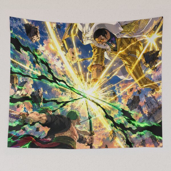 Item preview, Zoro Vs Kizaru designed and sold by jinwooo.