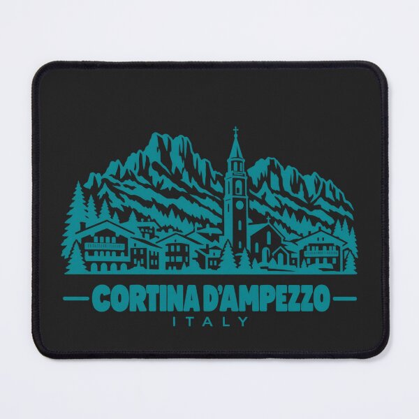 Item preview, Cortina d Ampezzo Italy Line Art Landmark Poster designed and sold by CMYKStudio.