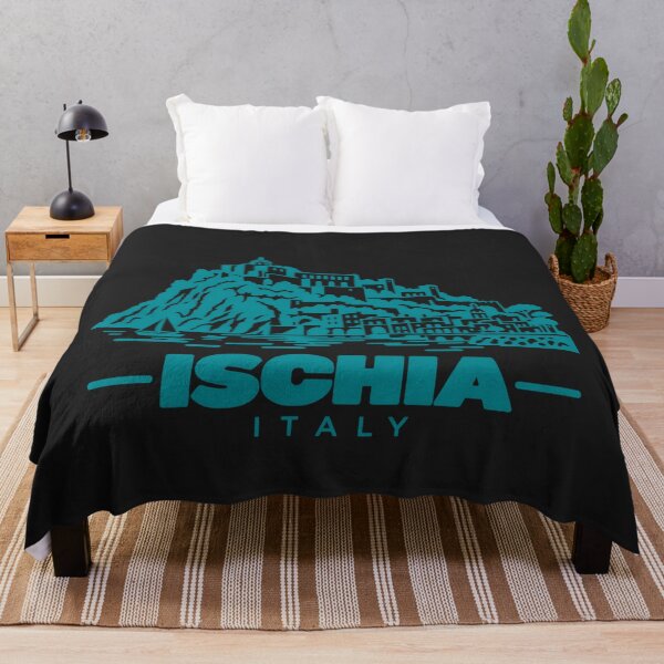 Item preview, Ischia Italy Line Art Coastline Poster designed and sold by CMYKStudio.