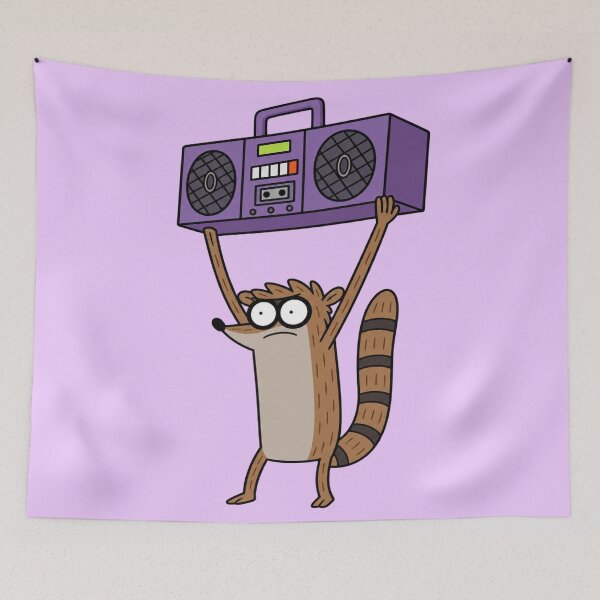Item preview, Rigby listening to music designed and sold by YChangShop.