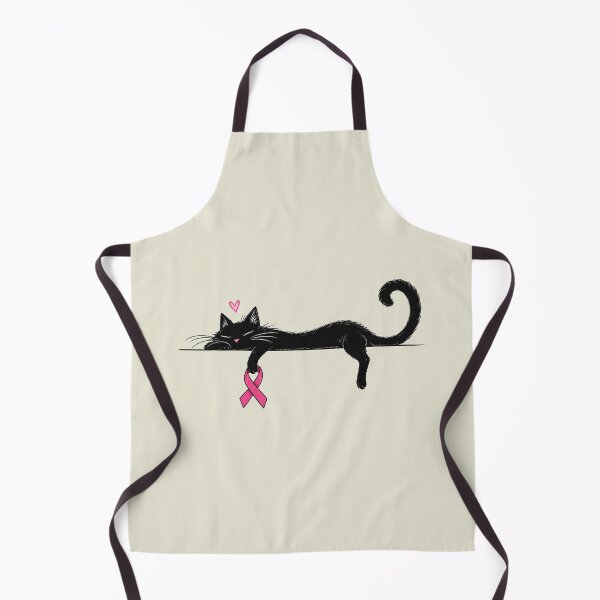 Item preview, Pink Ribbon Cat Breast Cancer Awareness Men Women Kids designed and sold by Sallyjoywaxart.