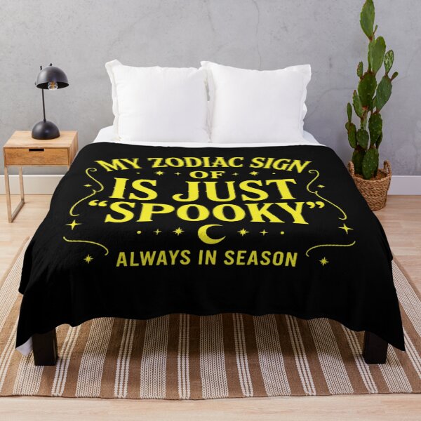 Item preview, My Zodiac Sign Is Just Spooky, Funny Astrology Halloween designed and sold by CloudyPress.